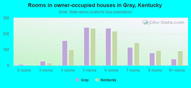 Rooms in owner-occupied houses in Gray, Kentucky