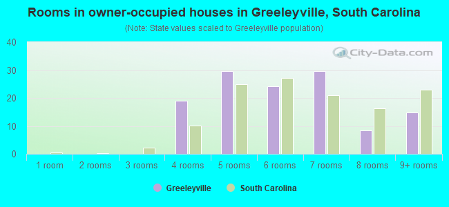 Rooms in owner-occupied houses in Greeleyville, South Carolina