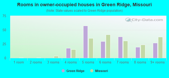 Rooms in owner-occupied houses in Green Ridge, Missouri