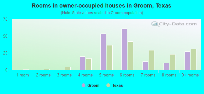 Rooms in owner-occupied houses in Groom, Texas