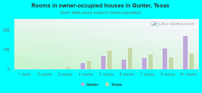 Rooms in owner-occupied houses in Gunter, Texas