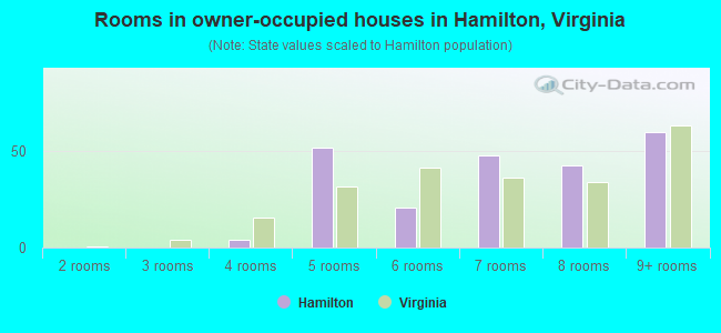 Rooms in owner-occupied houses in Hamilton, Virginia