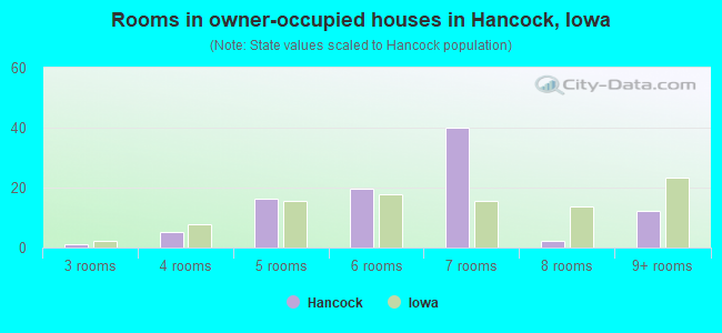 Rooms in owner-occupied houses in Hancock, Iowa