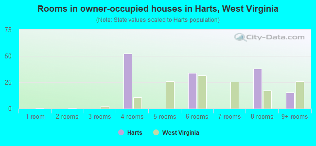 Rooms in owner-occupied houses in Harts, West Virginia