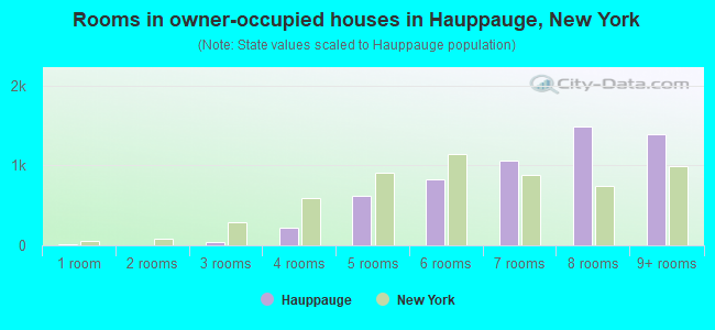 Rooms in owner-occupied houses in Hauppauge, New York