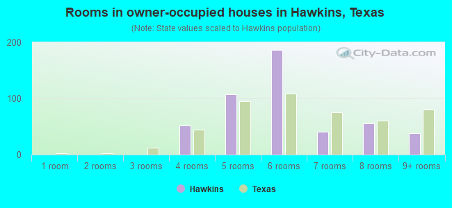 Rooms in owner-occupied houses in Hawkins, Texas