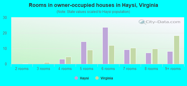 Rooms in owner-occupied houses in Haysi, Virginia