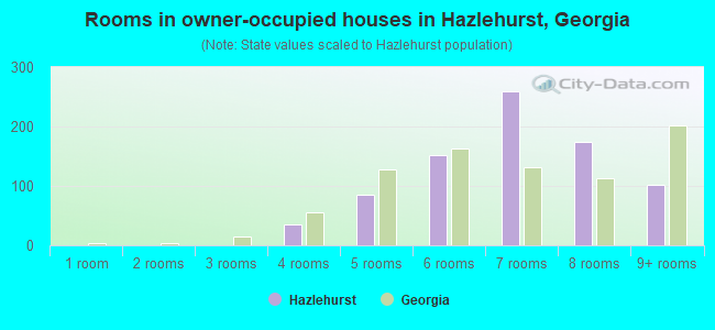 Rooms in owner-occupied houses in Hazlehurst, Georgia