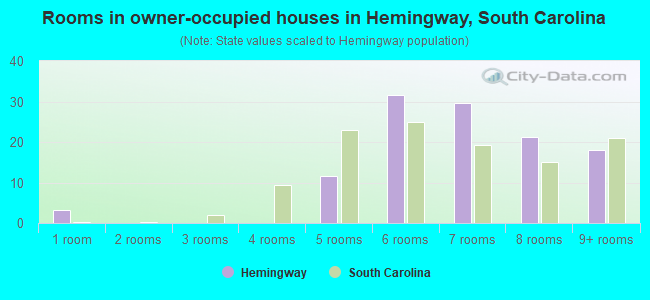 Rooms in owner-occupied houses in Hemingway, South Carolina