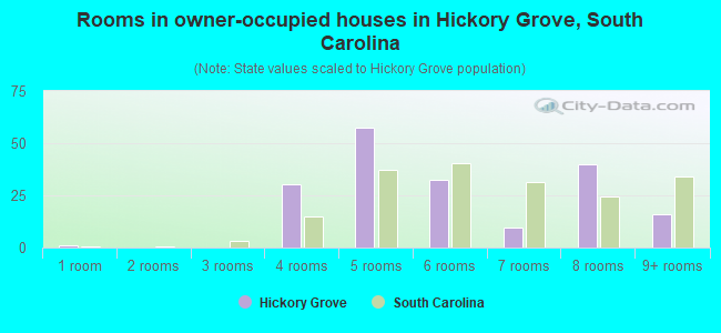 Rooms in owner-occupied houses in Hickory Grove, South Carolina