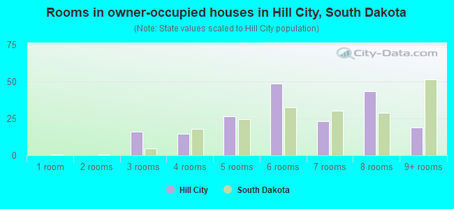 Rooms in owner-occupied houses in Hill City, South Dakota