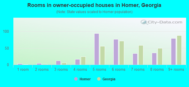 Rooms in owner-occupied houses in Homer, Georgia