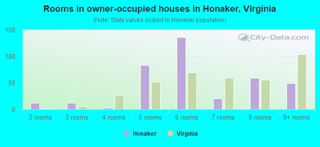Rooms in owner-occupied houses in Honaker, Virginia