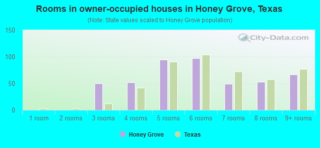 Rooms in owner-occupied houses in Honey Grove, Texas