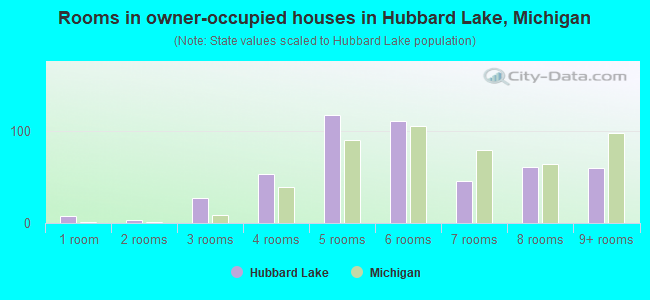 Rooms in owner-occupied houses in Hubbard Lake, Michigan