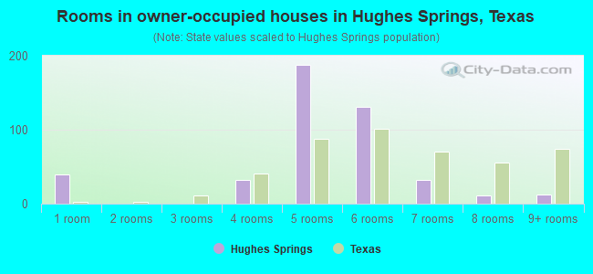 Rooms in owner-occupied houses in Hughes Springs, Texas