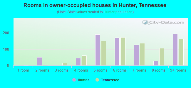 Rooms in owner-occupied houses in Hunter, Tennessee