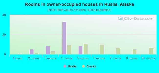 Rooms in owner-occupied houses in Huslia, Alaska