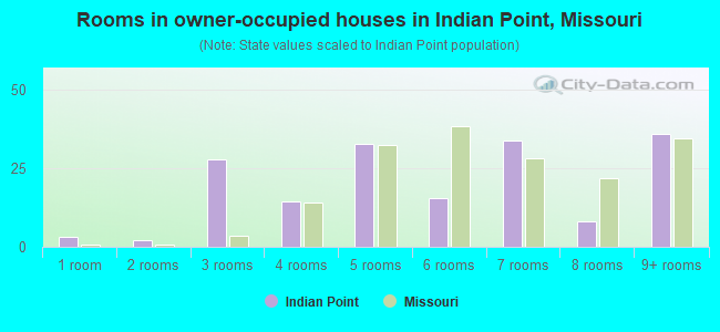 Rooms in owner-occupied houses in Indian Point, Missouri