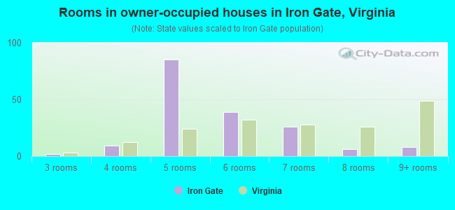 Rooms in owner-occupied houses in Iron Gate, Virginia