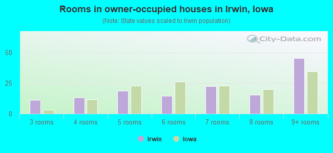Rooms in owner-occupied houses in Irwin, Iowa