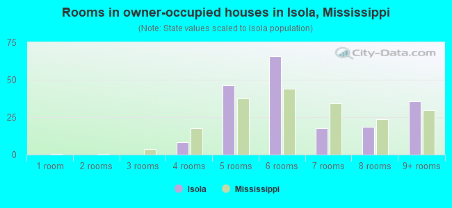 Rooms in owner-occupied houses in Isola, Mississippi