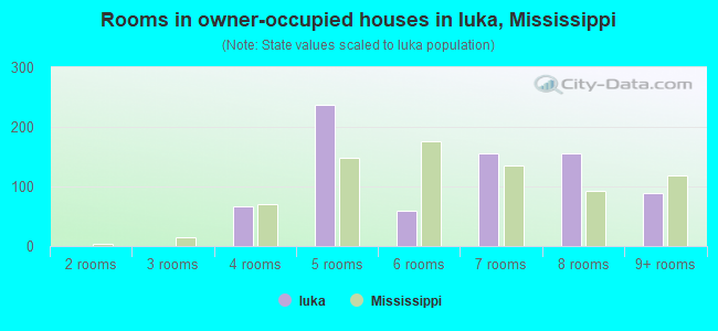 Rooms in owner-occupied houses in Iuka, Mississippi