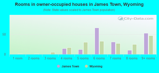 Rooms in owner-occupied houses in James Town, Wyoming
