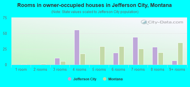 Rooms in owner-occupied houses in Jefferson City, Montana
