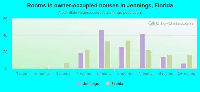 Rooms in owner-occupied houses in Jennings, Florida