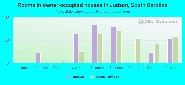 Rooms in owner-occupied houses in Judson, South Carolina