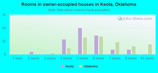 Rooms in owner-occupied houses in Keota, Oklahoma