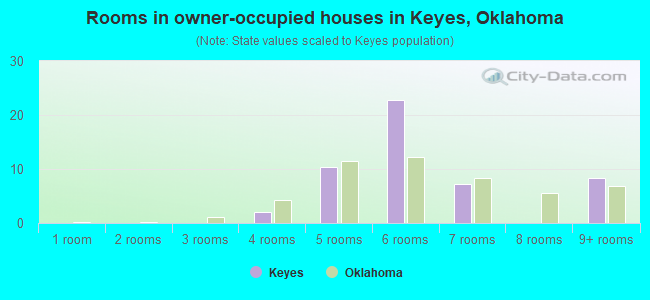 Rooms in owner-occupied houses in Keyes, Oklahoma