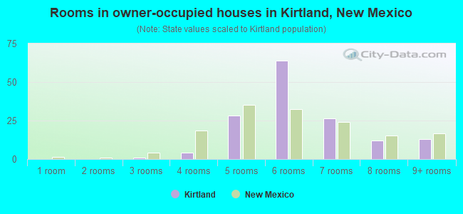 Rooms in owner-occupied houses in Kirtland, New Mexico