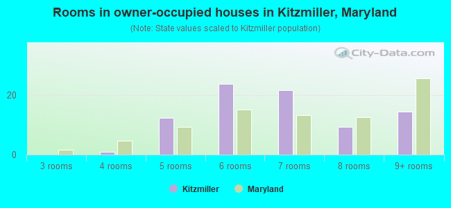 Rooms in owner-occupied houses in Kitzmiller, Maryland