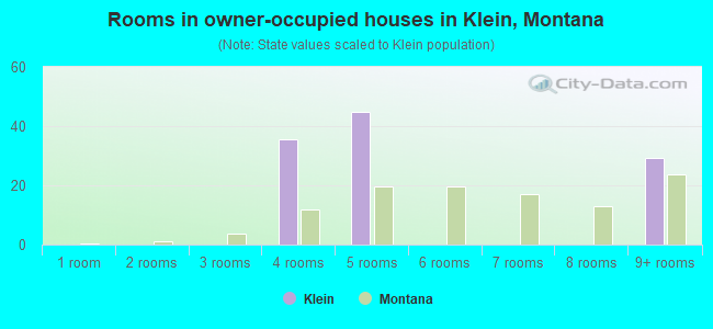 Rooms in owner-occupied houses in Klein, Montana