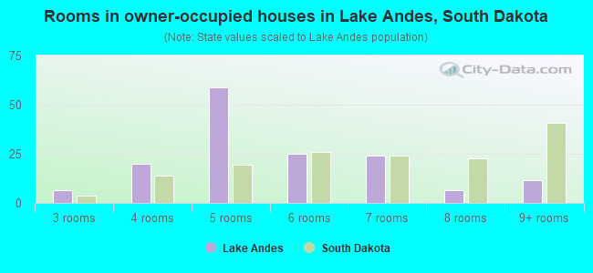 Rooms in owner-occupied houses in Lake Andes, South Dakota