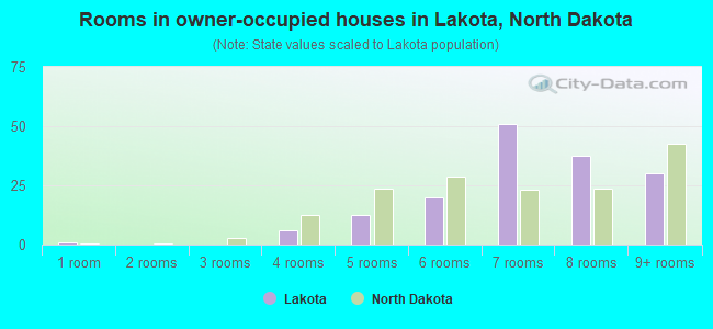 Rooms in owner-occupied houses in Lakota, North Dakota