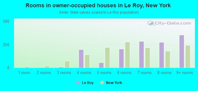 Rooms in owner-occupied houses in Le Roy, New York