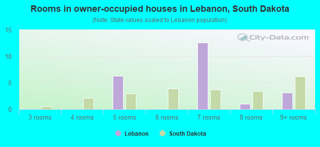 Rooms in owner-occupied houses in Lebanon, South Dakota