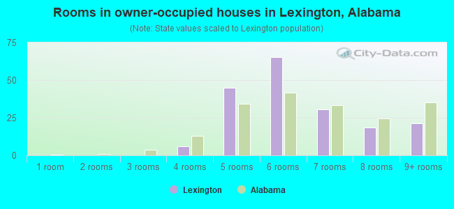 Rooms in owner-occupied houses in Lexington, Alabama