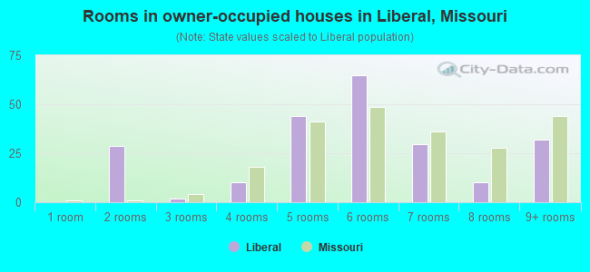 Rooms in owner-occupied houses in Liberal, Missouri