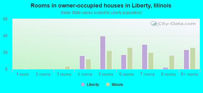 Rooms in owner-occupied houses in Liberty, Illinois