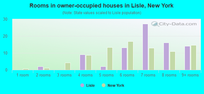 Rooms in owner-occupied houses in Lisle, New York