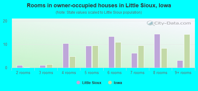 Rooms in owner-occupied houses in Little Sioux, Iowa