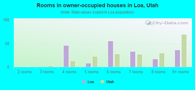 Rooms in owner-occupied houses in Loa, Utah