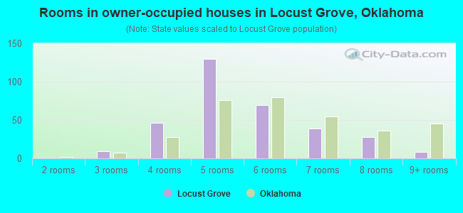 Rooms in owner-occupied houses in Locust Grove, Oklahoma