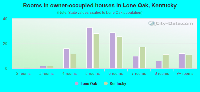 Rooms in owner-occupied houses in Lone Oak, Kentucky