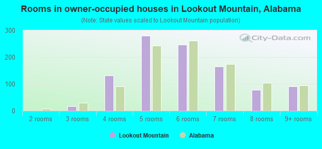 Rooms in owner-occupied houses in Lookout Mountain, Alabama