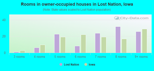 Rooms in owner-occupied houses in Lost Nation, Iowa
